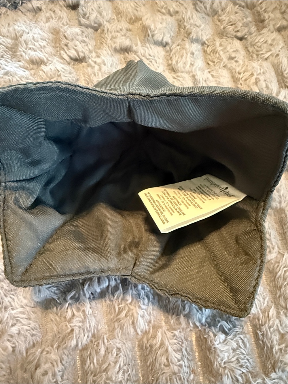 Pampered Chef Gray Quilted Coozie for bowls